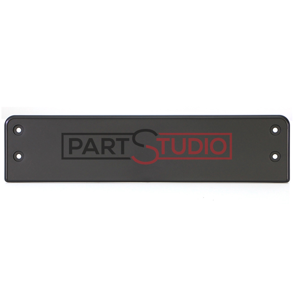 Support plaque police avant