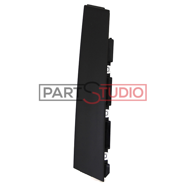 Enjoliveur cadre glace de porte avant droite, noir, partie arrière, modèle 3 portes