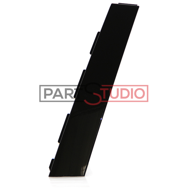 Enjoliveur cadre glace de porte avant gauche,  noir brillant, partie arrière, modèle 3 portes