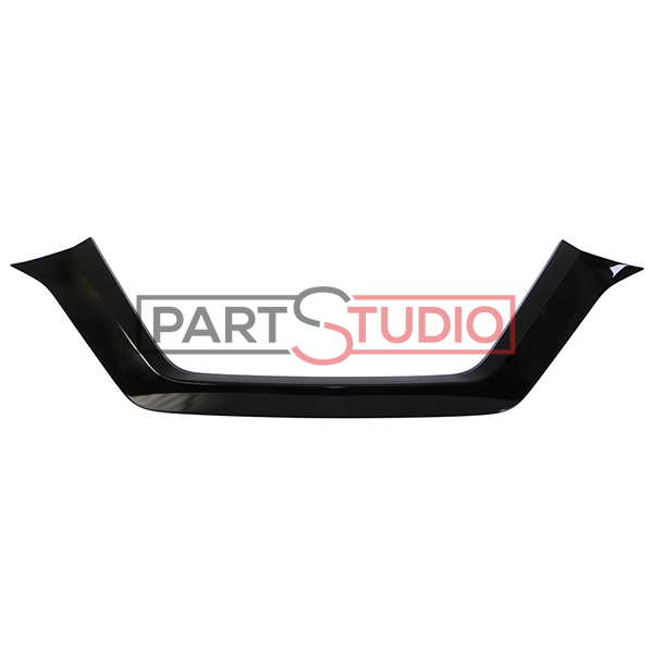 Bandeau de pare-chocs avant, noir brillant, sans emplacements radars