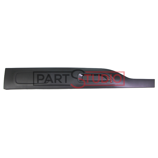 Moulure de porte avant droite, noire