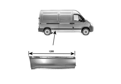 Panneau de porte latérale droite, type long, 410 cm