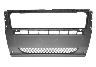 Pare-chocs avant, gris, avec grille