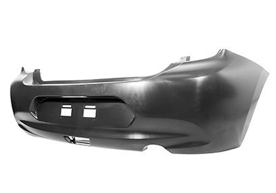 Pare chocs arrière, noir, sans emplacement radars, modèle à partir de 09/2013
