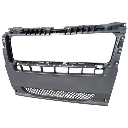 Pare chocs avant, gris, avec grille