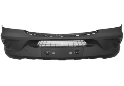 Pare-chocs avant, noir, sans emplacement antibrouillard, sans emplacements radars et park assist, sans option lave-phares