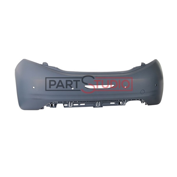 Pare-chocs arrière, à peindre, avec emplacement radars, version citypark