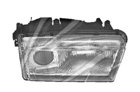 Phare avant droit,  lampe h1/h1 , réglage manuel