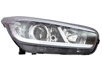 Phare avant droit, lampes h7+h7