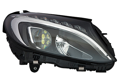 Phare avant droit, a led