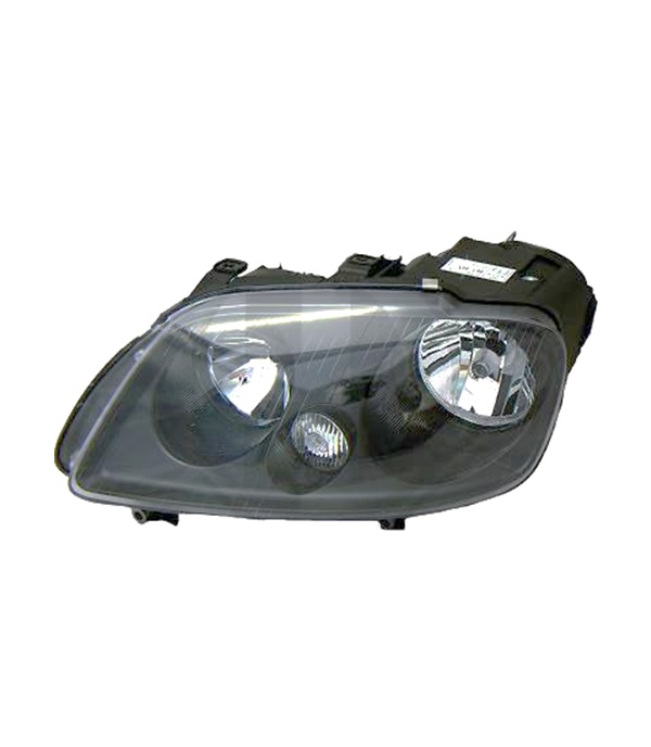 Phare avant droit, électrique, noir, lampe h7/h1