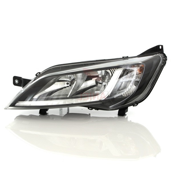 Phare avant gauche, lampes h7+h7, fond noir