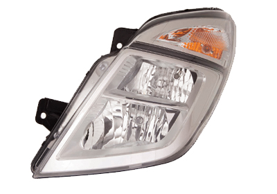 Phare avant gauche, électrique, lampe h1 h7