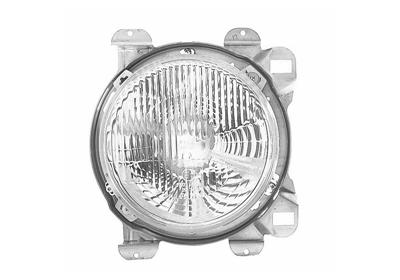 Phare avant gauche, électrique, rond
