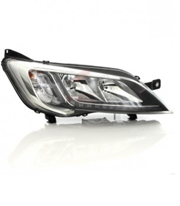Phare avant droit, H7+H7+Led, chromé
