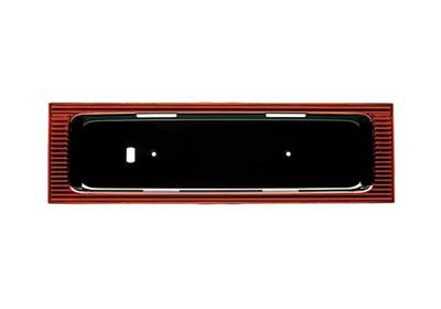 Porte plaque, noir