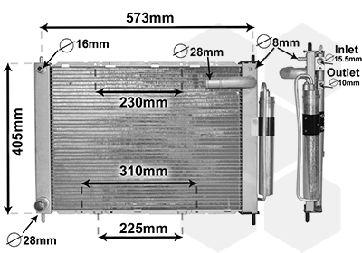 Module Refroidissement (Radiateur+Condensateur)