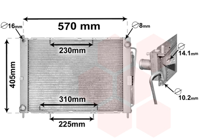Module Refroidissement (Radiateur+Condensateur)