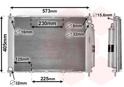 Module Refroidissement (Radiateur+Condensateur)