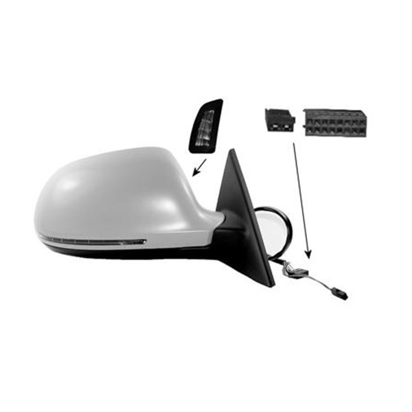 Rétroviseur droit, électrique, chauffant, avec clignotant, avec option side assist