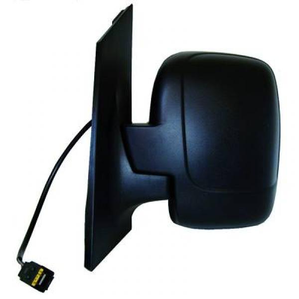 Rétroviseur droit, noir, électrique, chauffant, sonde de température, rabattable électriquement, modèle simple glace