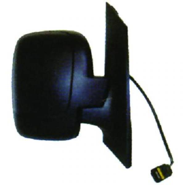 Rétroviseur droit, noir, électrique, chauffant, sonde de température, rabattable électriquement, modèle double glace