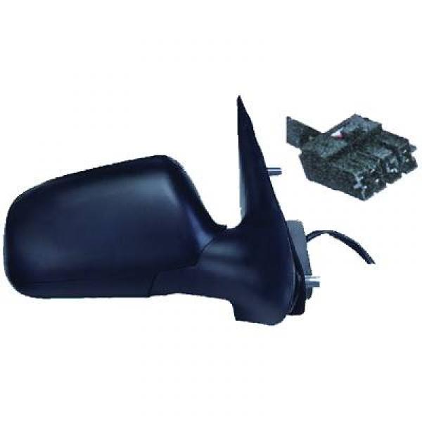 Rétroviseur droit, noir, électrique, chauffant, fiche électrique plate, pour modèle avant 2003