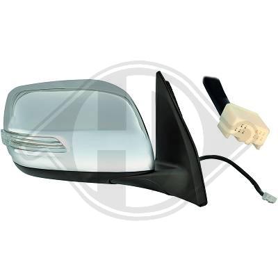 Rétroviseur droit, chrome, électrique, chauffant, avec clignotant