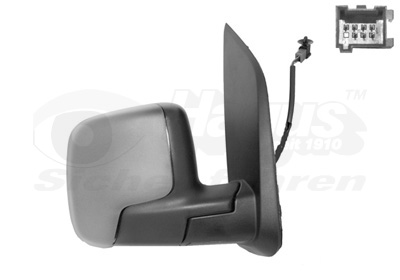 Rétroviseur droit, a peindre, électrique, chauffant, avec sonde de température