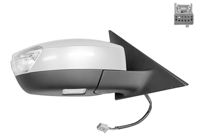 Rétroviseur droit, à peindre, électrique, chauffant, avec clignotant, avec éclairage au sol, modèle ghia