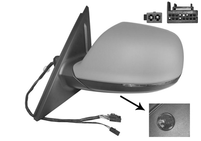 Rétroviseur gauche,  a peindre, chauffant, électrique, avec clignotant, fonction side assist