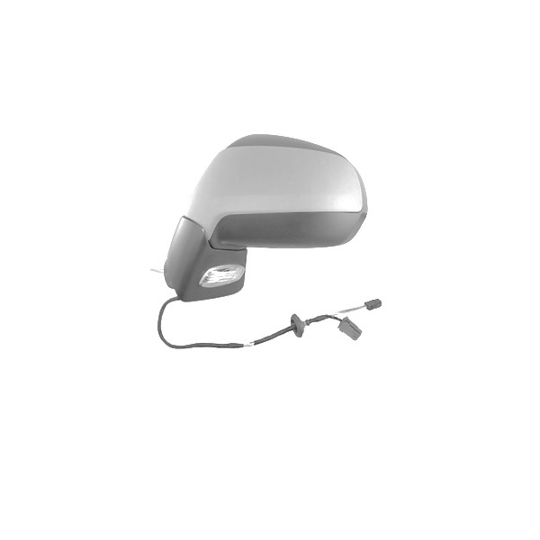 Rétroviseur gauche,  a peindre, électrique, rabattable électriquement, chauffant, avec sonde de température, avec éclairage au sol