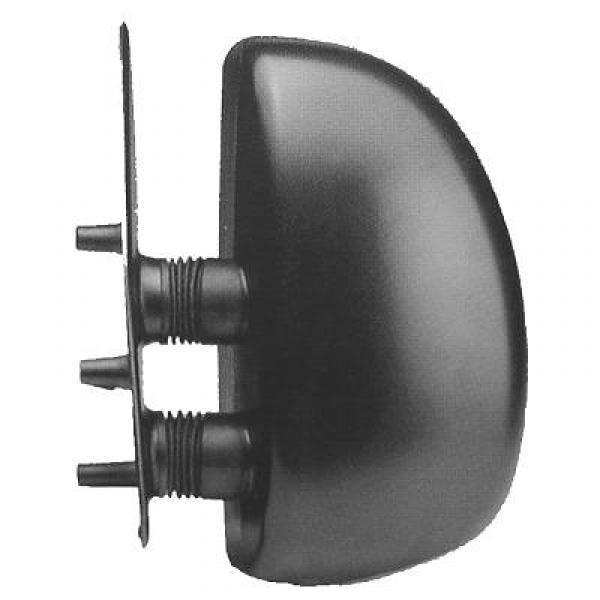 Rétroviseur gauche, noir, réglage manuel, bras court, modèle a partir de 07/1999
