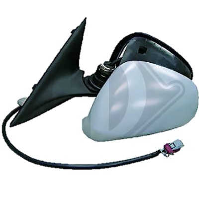 Rétroviseur gauche, a peindre, électrique, chauffant, rabattable électriquement, fonction mémoire, sonde de température
