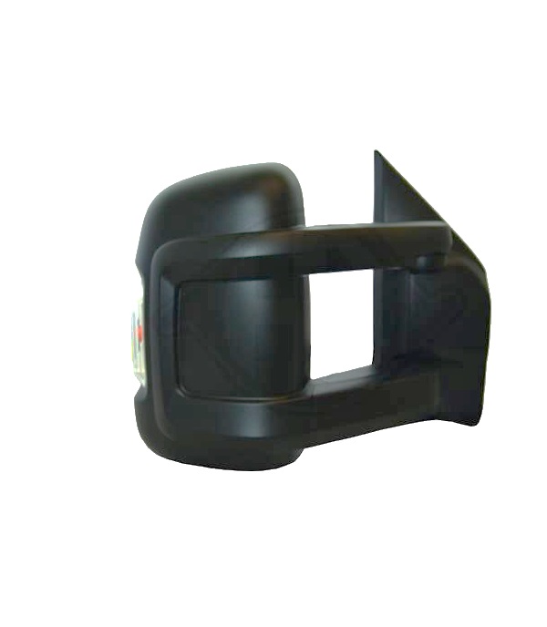 Rétroviseur gauche, noir, électrique, rabattable électriquement, chauffant, avec clignotant, avec sonde de température, bras long (19cm)