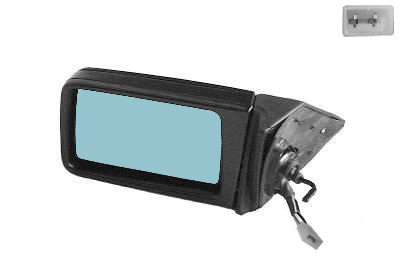 Rétroviseur gauche, noir, électrique, chauffant