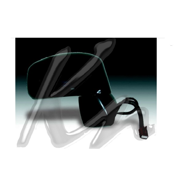 Rétroviseur gauche, noir, électrique