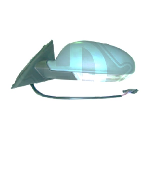 Rétroviseur gauche, à peindre, électrique, rabattable électriquement, chauffant, avec clignotant, avec mémoire, modèle à partir de 11/2003