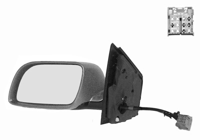 Rétroviseur gauche, à peindre, électrique, chauffant