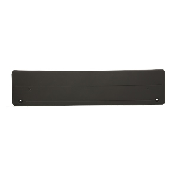 Support de plaque d'immatriculation avant, noir
