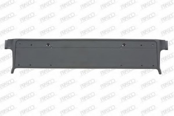 Support de plaque d'immatriculation, sans emplacement moulure