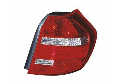 Transparent de feu arrière droit, rouge et blanc
