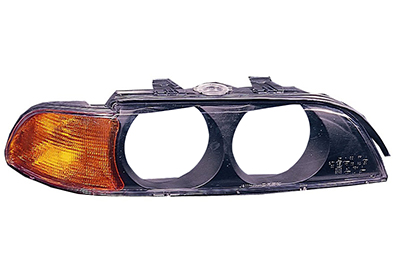 Transparent de phare avant droit, clignotant orange