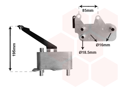 Radiateur d'huile pour boîte de vitesse automatique, modèle 2.0 td4