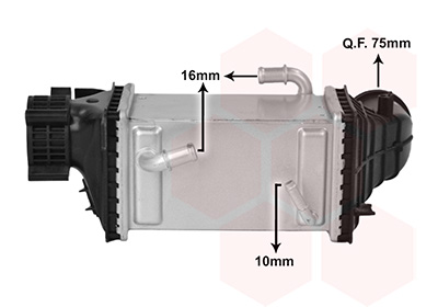 Turbocooler (intercooler) refroidi a eau 1.5 tfsi moteur: dxdb
