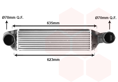 Intercooler, modèle 2.0d/3.0d