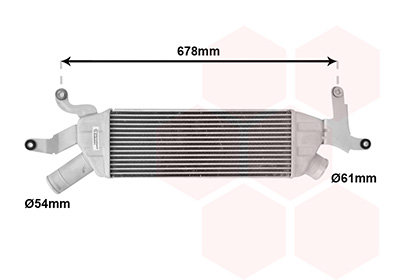 Intercooler, modèle 2.2 Hdi