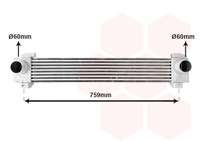 Intercooler, modèle 1.6 Thp