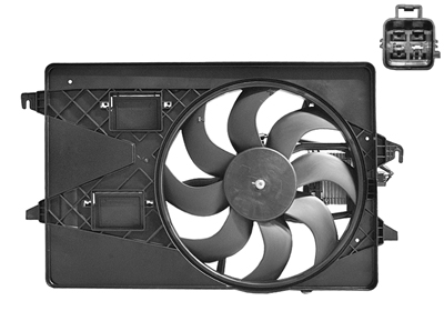 Cadre avec hélice et moteur ventilateur, modèle 2.5/3.0