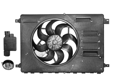 Cadre avec moteur et hélice ventilateur, modèle 2.0I 145Ps